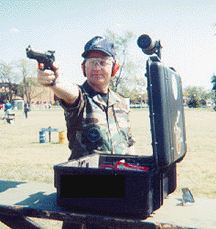 Jim-Bob on the line, M9 in hand